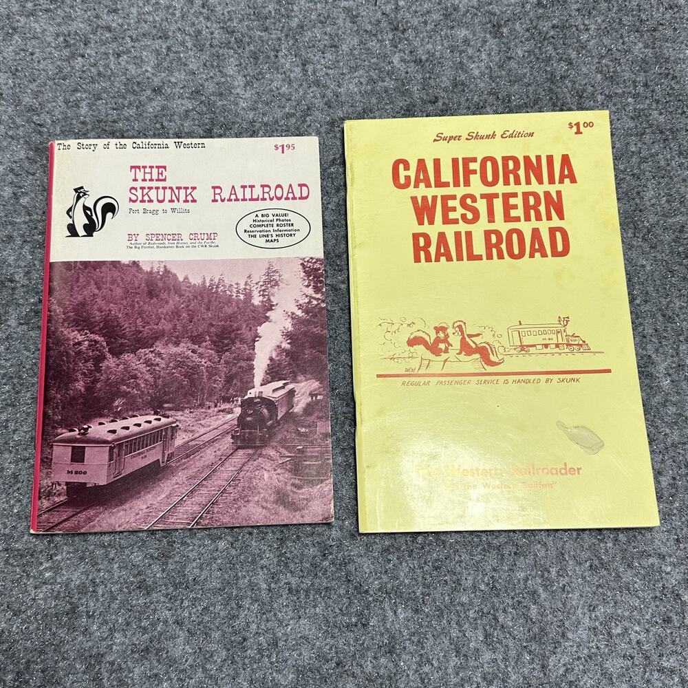 The Skunk Railroad: Fort Bragg to Willits & California Western Railroad PB Book